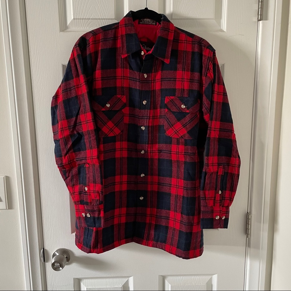 Vintage Red Flannel Jacket